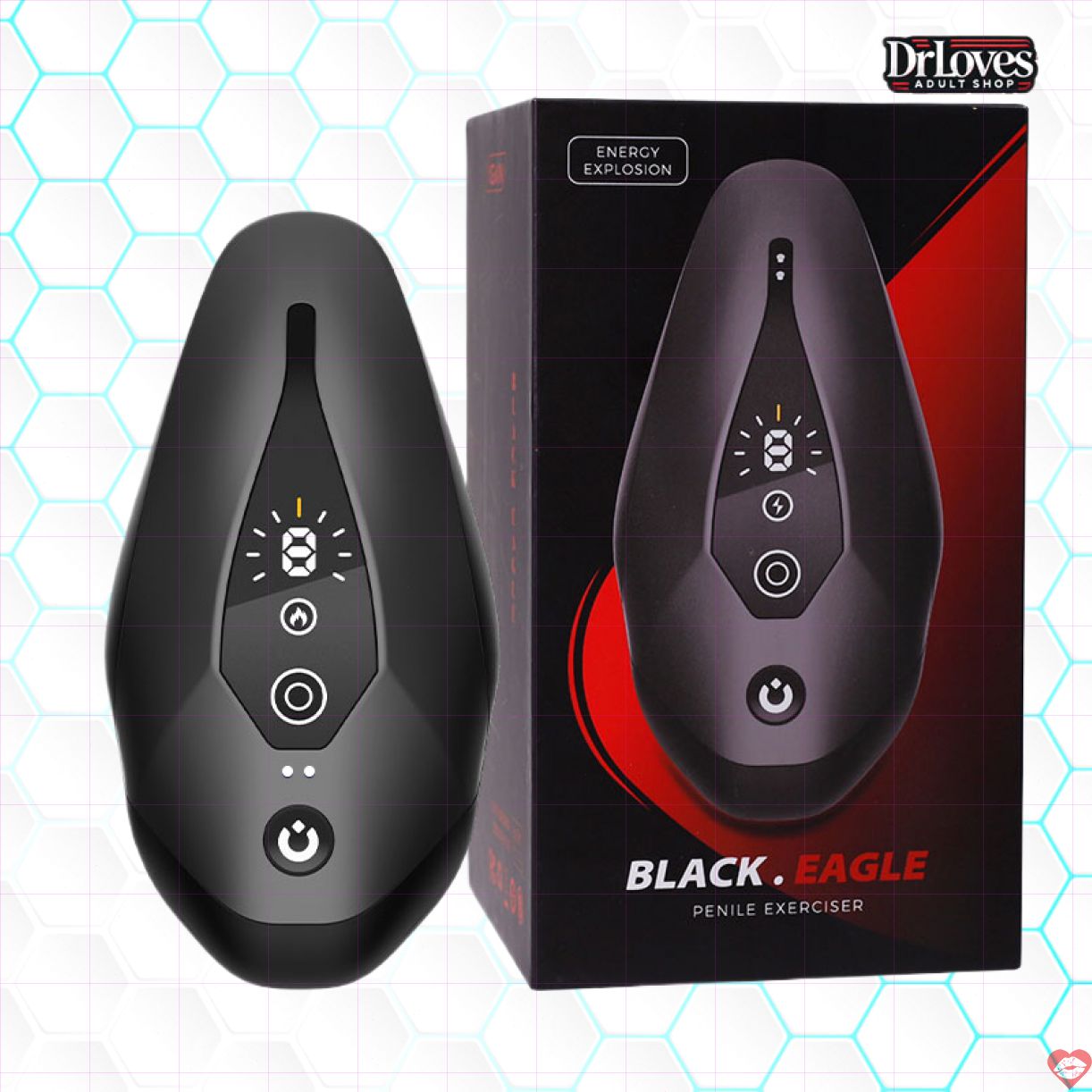 Máy rung Yeain BLACK EAGLE cao cấp hỗ trợ tăng khoái cảm 