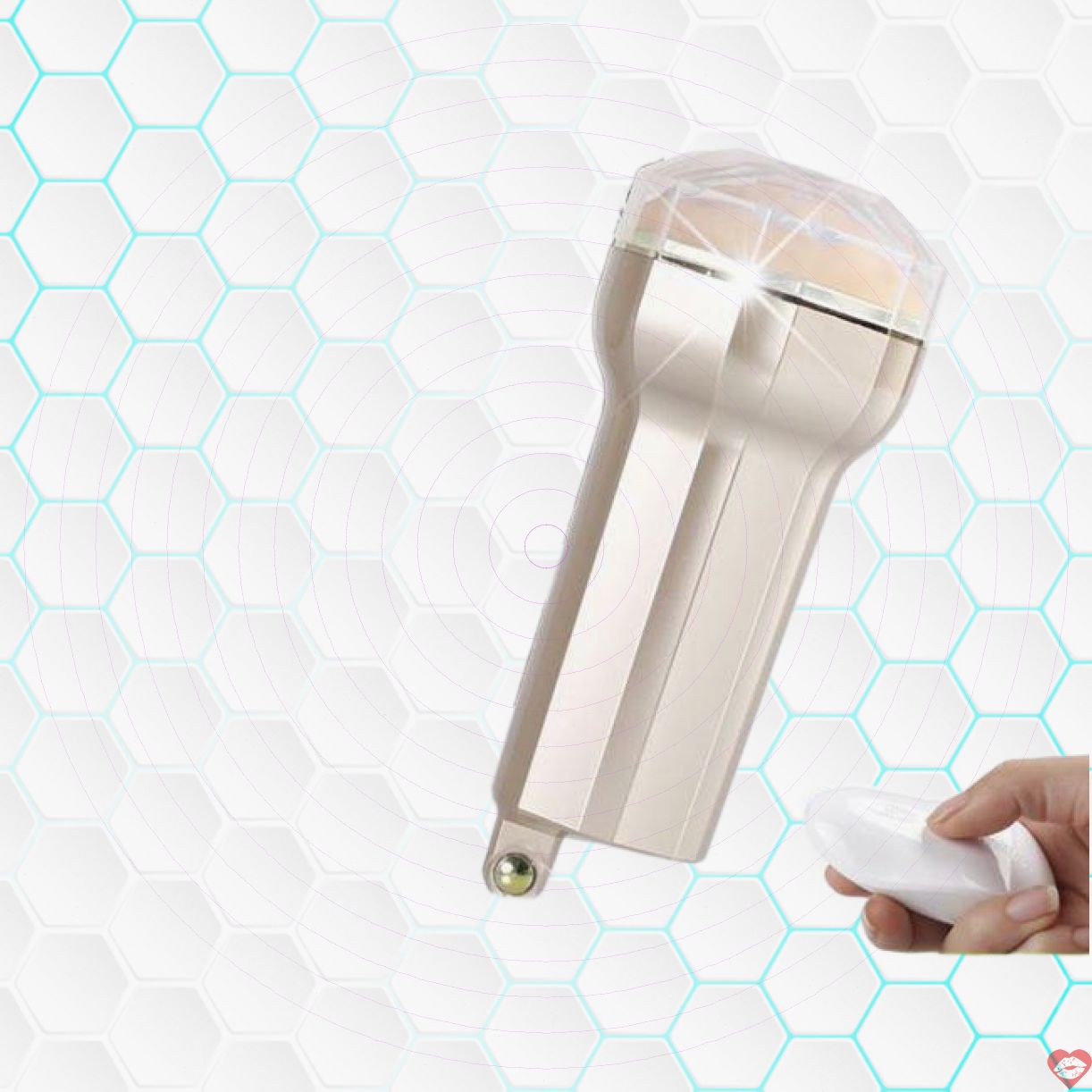 Cốc âm vật gắn tường ManMiao Gold điều khiển từ xa cực đã 