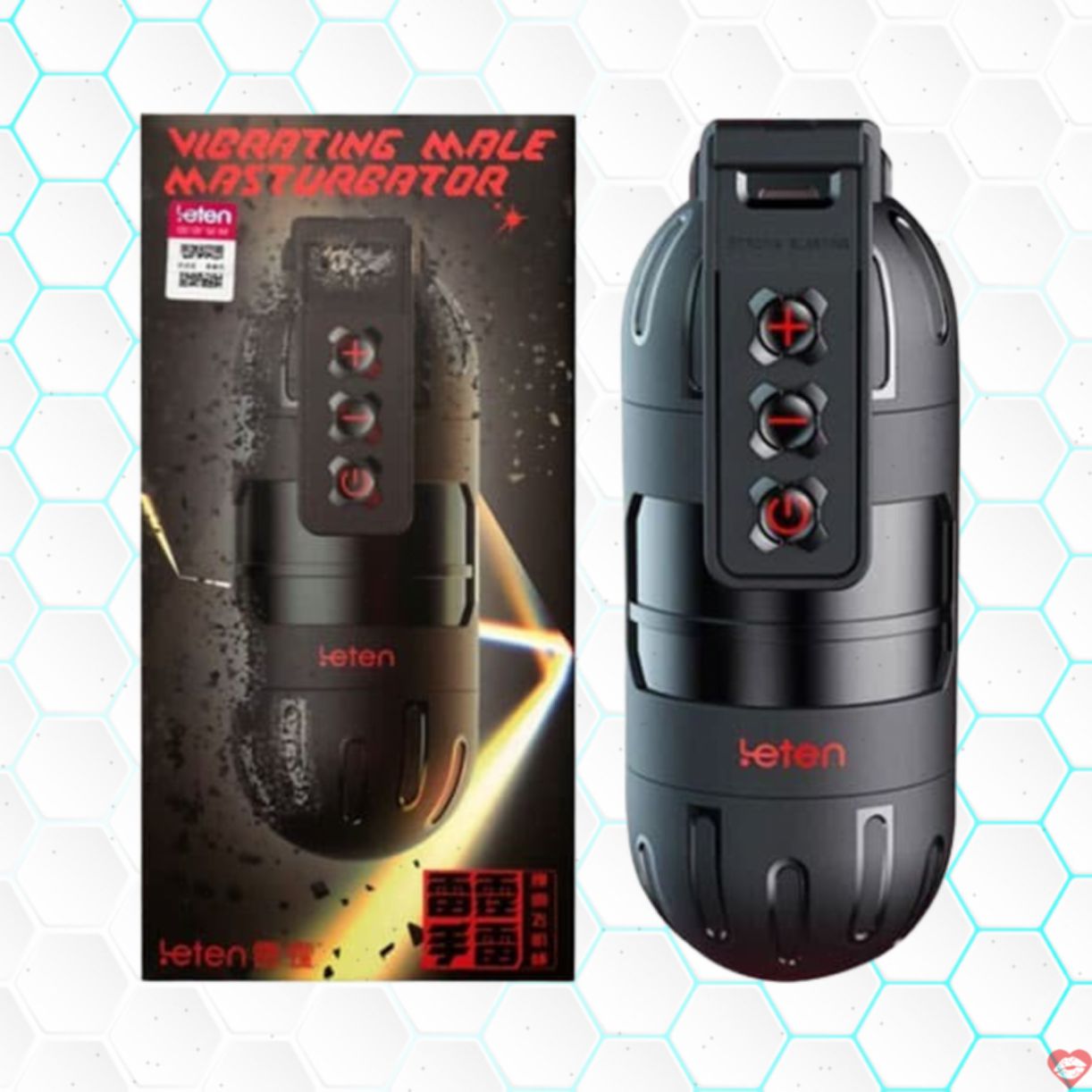 Âm đạo giả Leten Thunder điều khiển app, cảm giác mạnh mẽ 