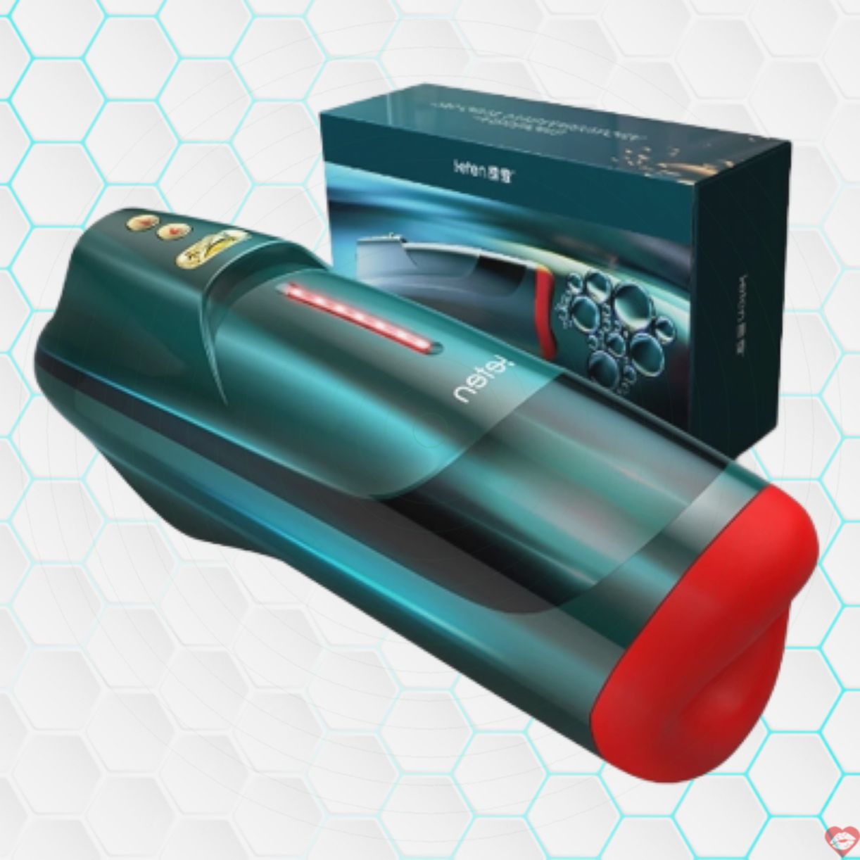 Máy Leten Air Blowjob sưởi ấm rung mạnh, trải nghiệm cực đỉnh 