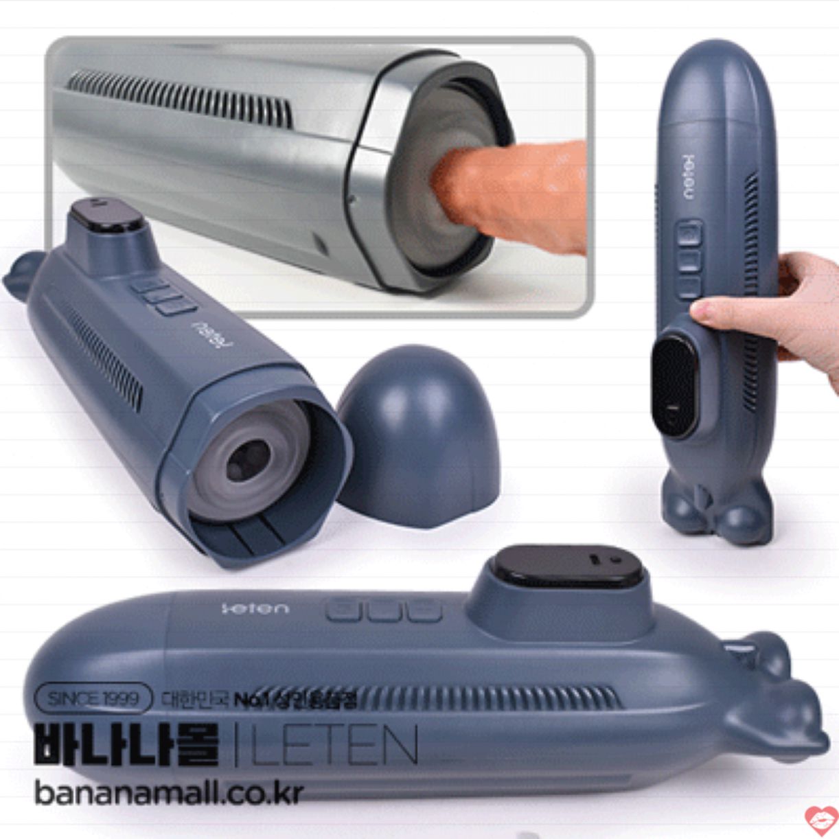 Leten Submerge Thrusting âm đạo giả tự động rên kích thích mạnh 
