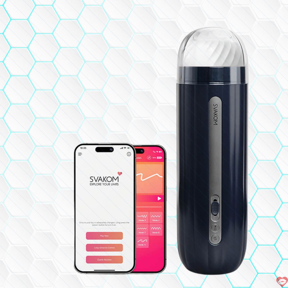 Máy Thủ Dâm Nam SVAKOM Hannes Neo App Điều Khiển Xa Cao Cấp 