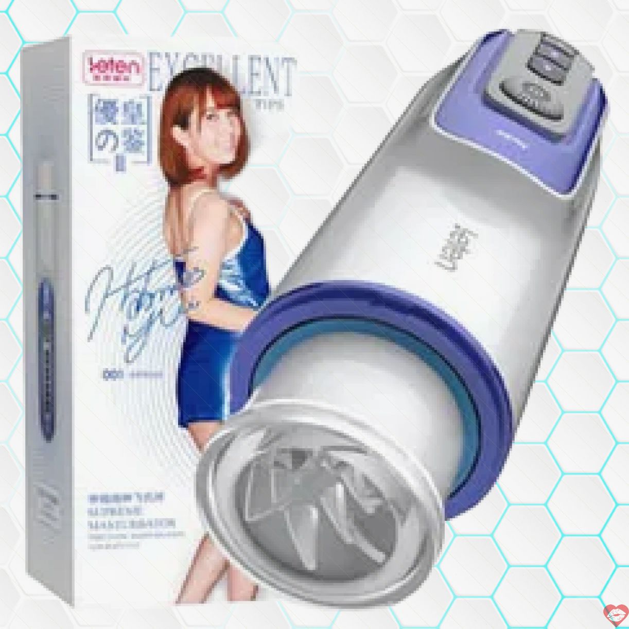 Máy thủ dâm Leten Turbo rung thụt mạnh mẽ cho nam giới thoải mái 