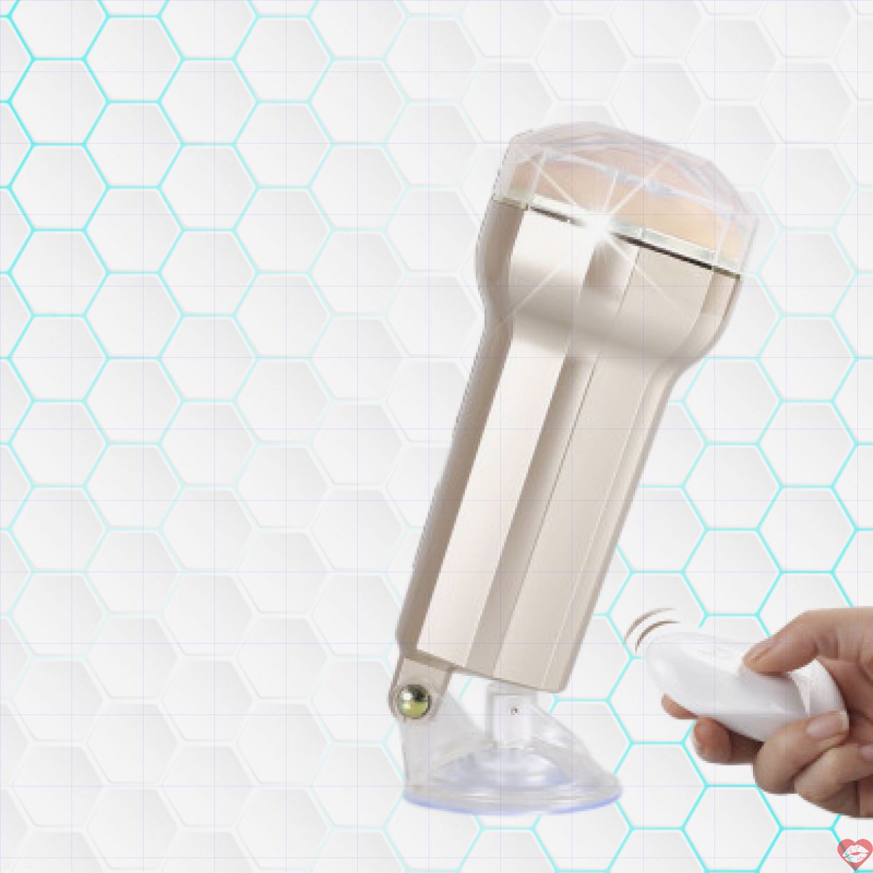 Máy Rung Âm Đạo ManMiao Gold Đế Hít Điều Khiển Từ Xa Siêu Phê 