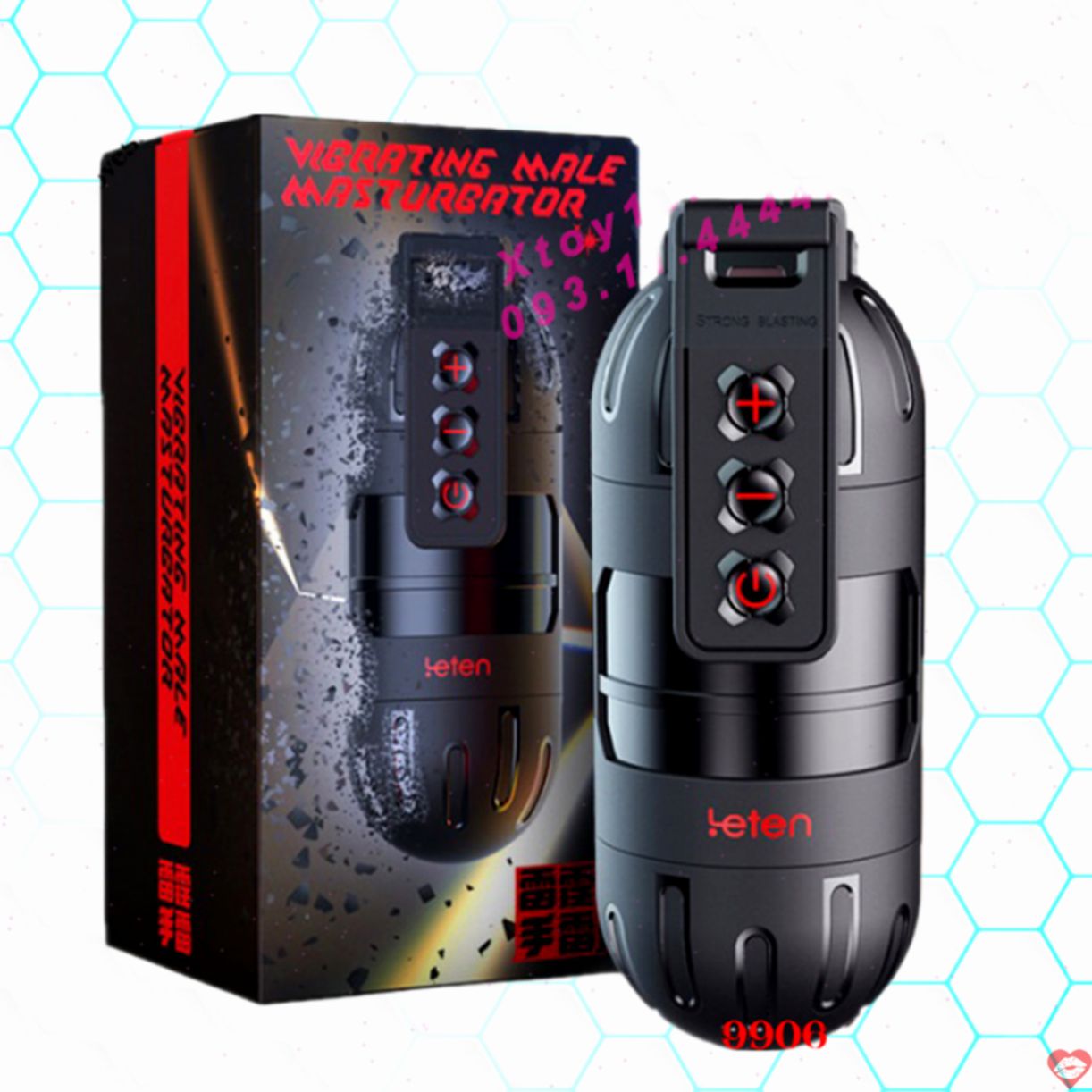Âm Đạo Giả Leten Strong Blasting Cao Cấp Rung Mút Co Bóp ĐKTX 