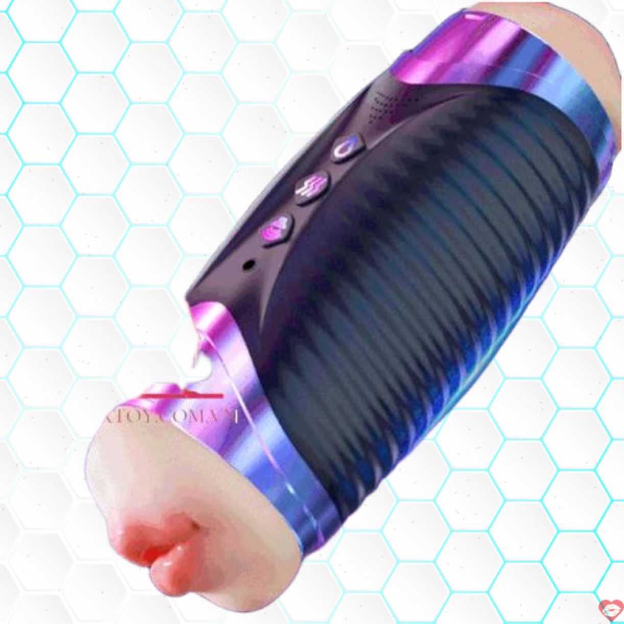 Âm đạo giả 2 đầu rung nhiệt AD19G - Món quà sướng cho phái mạnh 