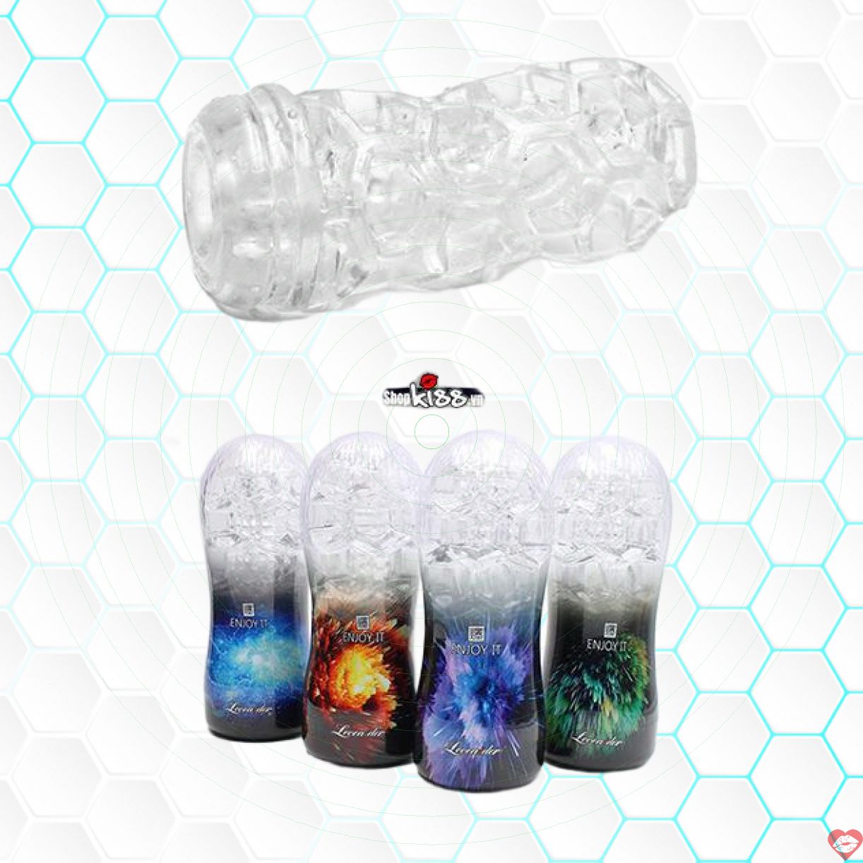 Cốc thủ dâm trong suốt LoveAider siêu sướng kích thích mạnh mẽ 