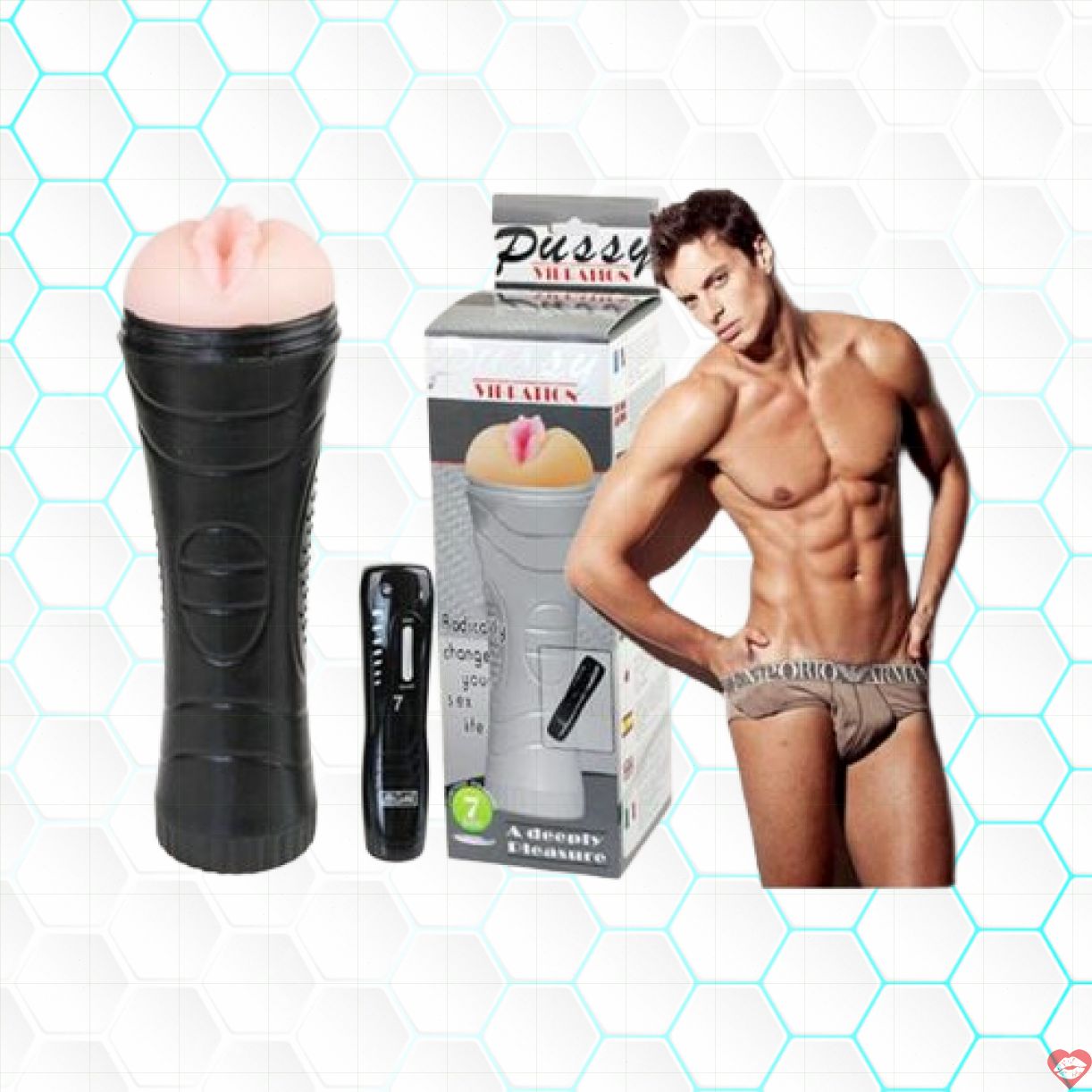 Âm đạo giả rung đa chế độ đèn pin thủ dâm cực đã 