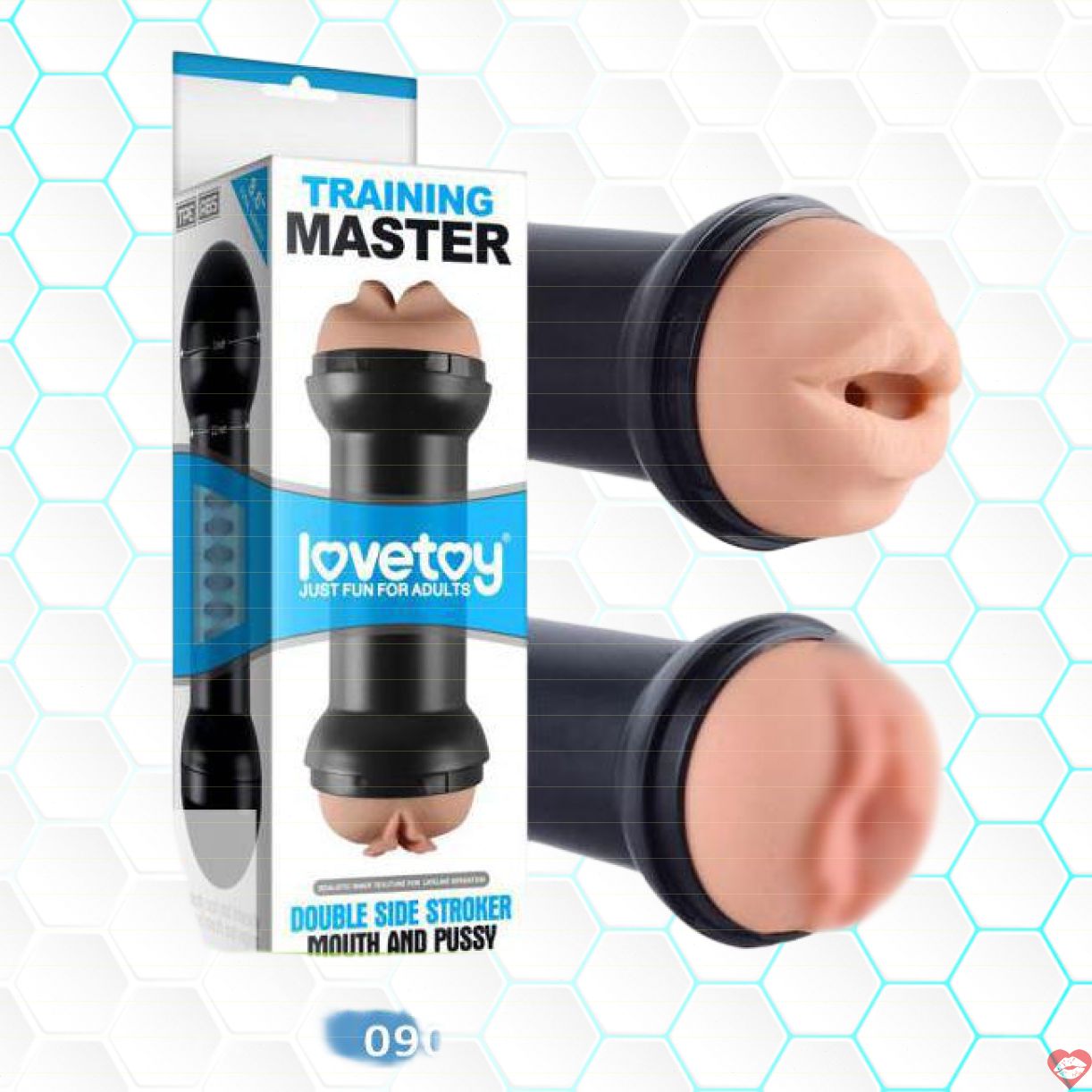 Lovetoy Double Side đồ chơi nam 2 đầu âm đạo miệng kích thích 