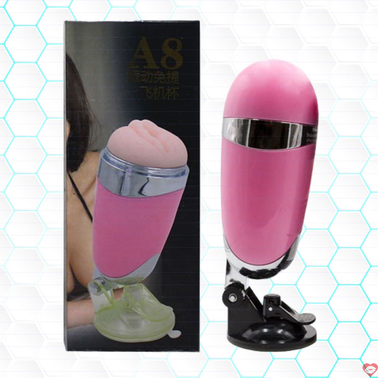 Cốc thủ dâm gắn tường rung A8 siêu mượt kích thích cực mạnh 