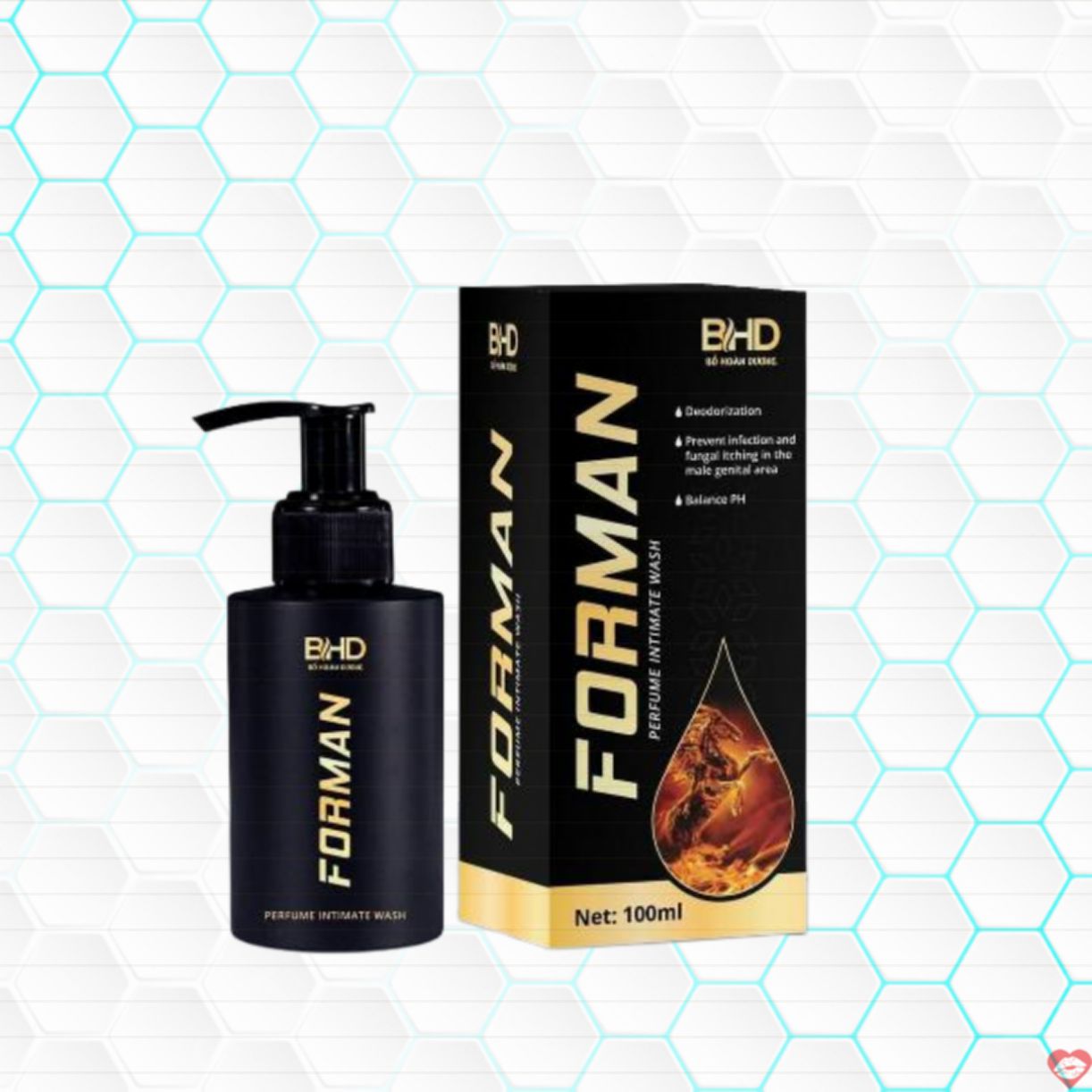 Dung Dịch Vệ Sinh Nam BDH ForMan 100ml Sạch Khuẩn Tự Tin Dịu Nhẹ 