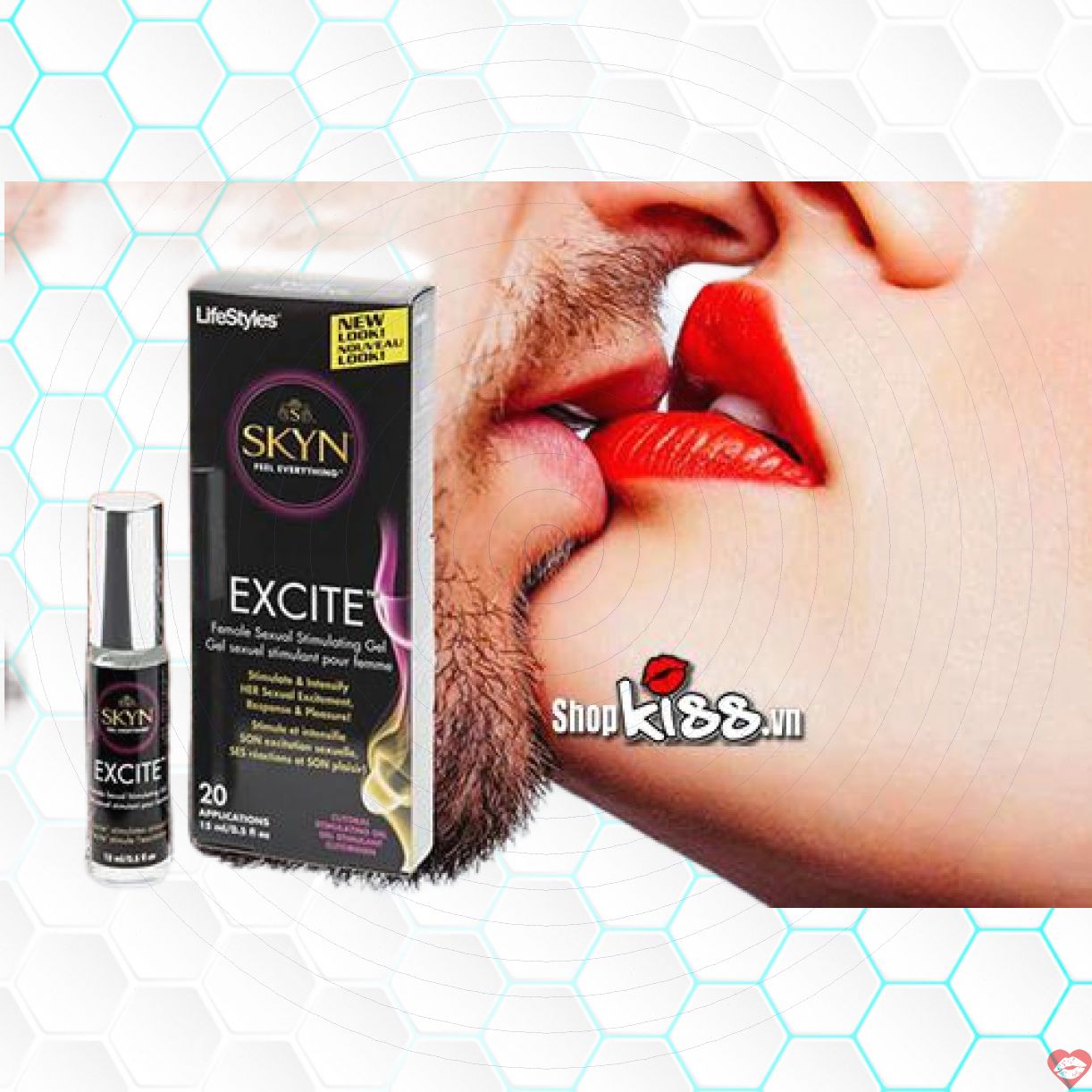 Gel bôi trơn Lifestyle Excite tăng cảm xúc nữ nâng cao khoái cảm 