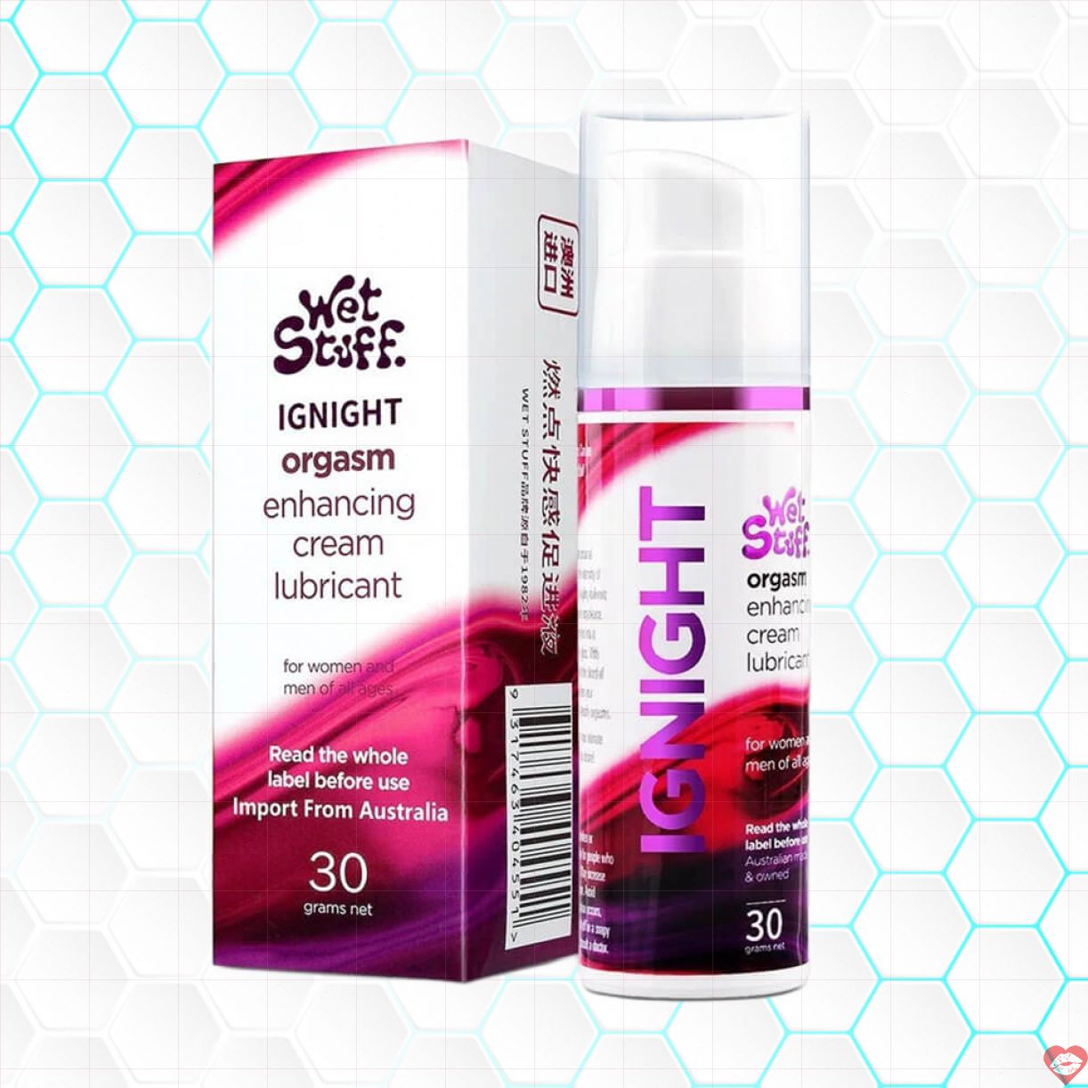 Gel bôi trơn Wet Stuff Ignight 30g tăng cảm giác cực khoái nữ 