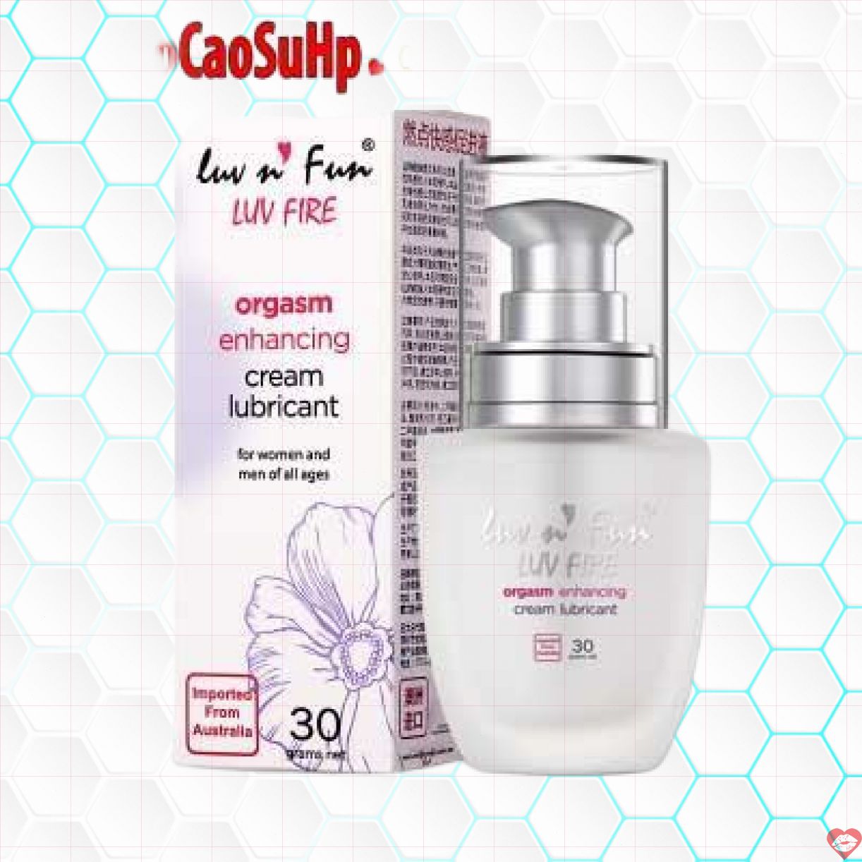 Gel bôi trơn Luvn Fun Fire sảng khoái đê mê nâng tầm cảm xúc 