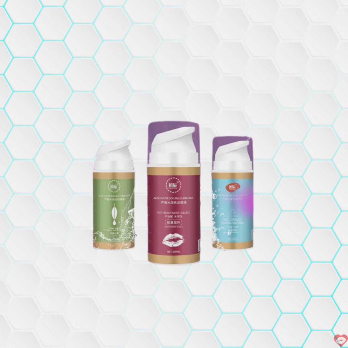 Gel bôi trơn Aloe Vera 100ml nóng ấm dưỡng ẩm mềm mại 