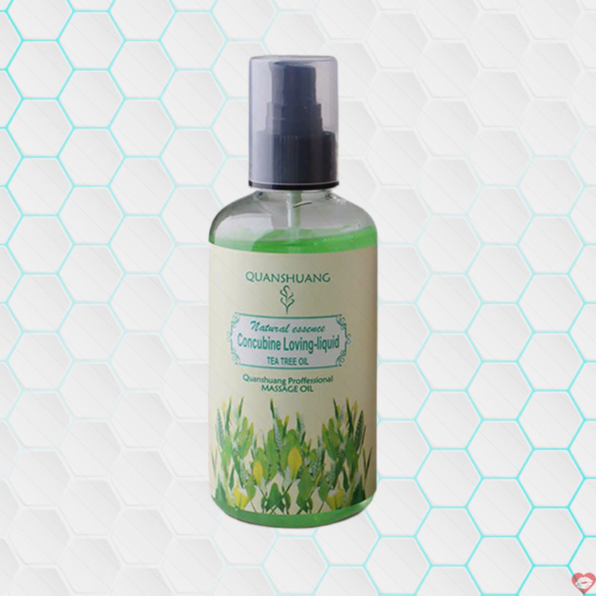 Tinh Dầu Massage Quanshuang Trà Xanh 300ml Thư Giãn Kích Thích 