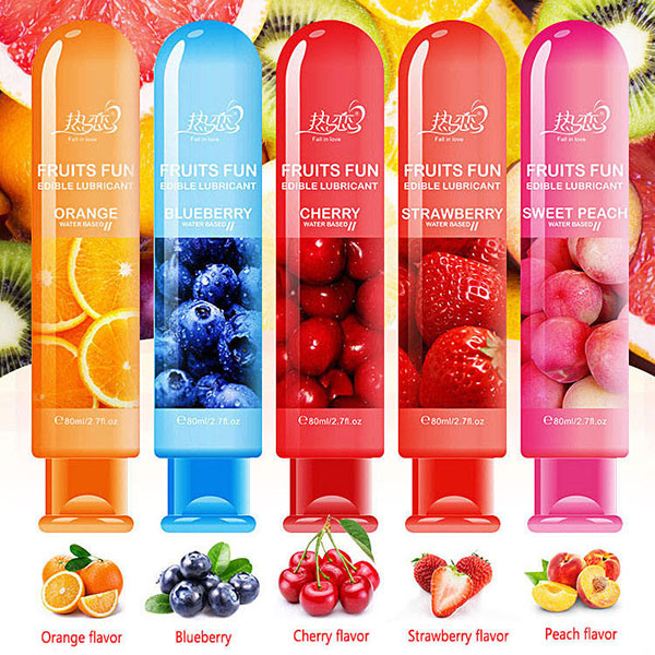 Gel bôi trơn trái cây Fruits Fun 80ml - ăn được