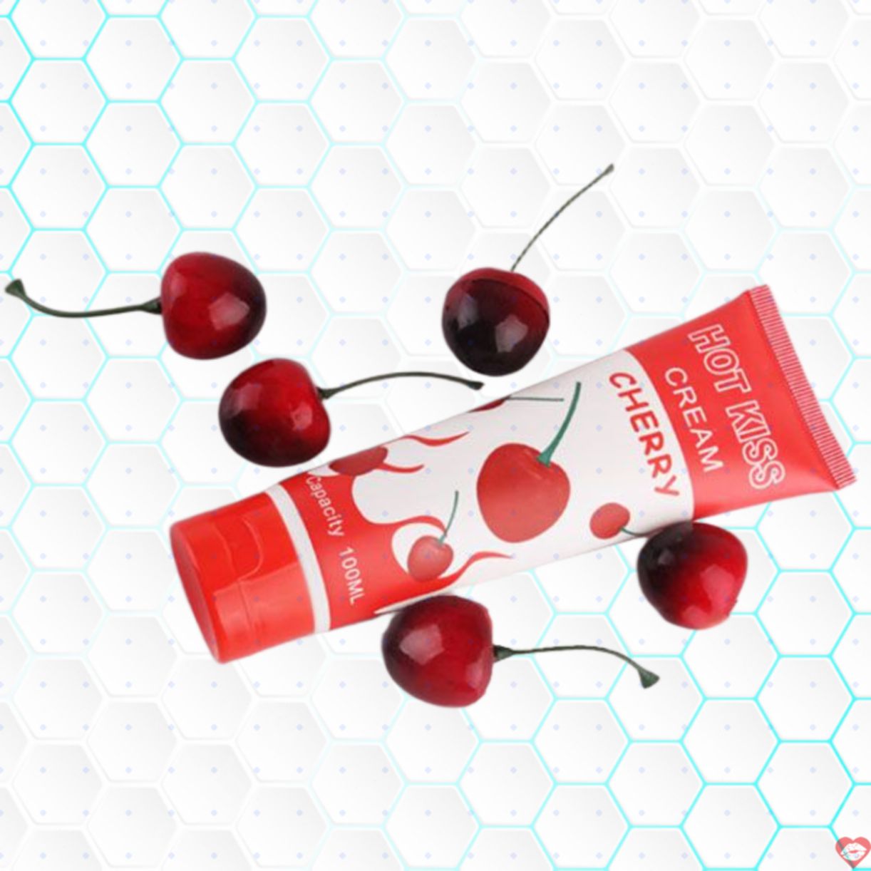Kem bôi trơn Love Kiss hương Cherry dịu nhẹ tăng khoái cảm 