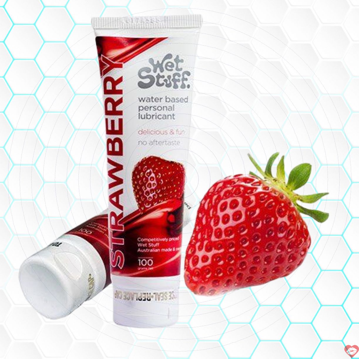 Gel bôi trơn gốc nước Wet Stuff vị dâu thơm mát kích thích 