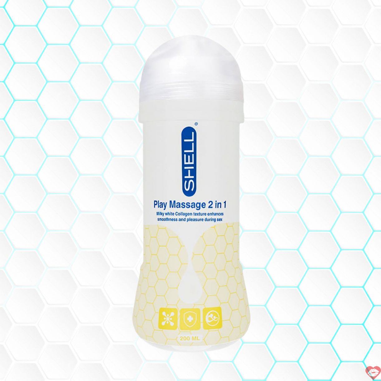 Gel bôi trơn Shell Play collagen 2 in 1 200ml thơm mát sảng khoái 
