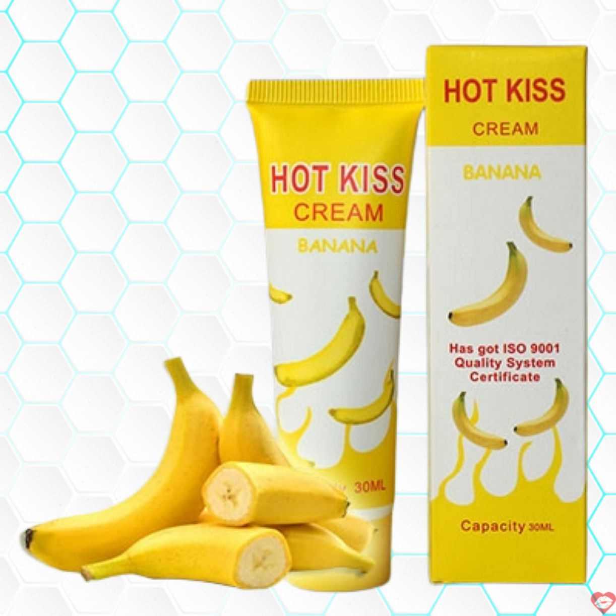 Kem bôi trơn HotKiss vị chuối mát lạnh 30ml dùng lâu bền 