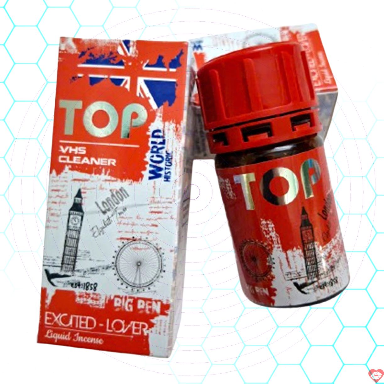 Chai Hít Popper 30ml VHS Exited Lover USA - Kích Thích Mạnh Mẽ 