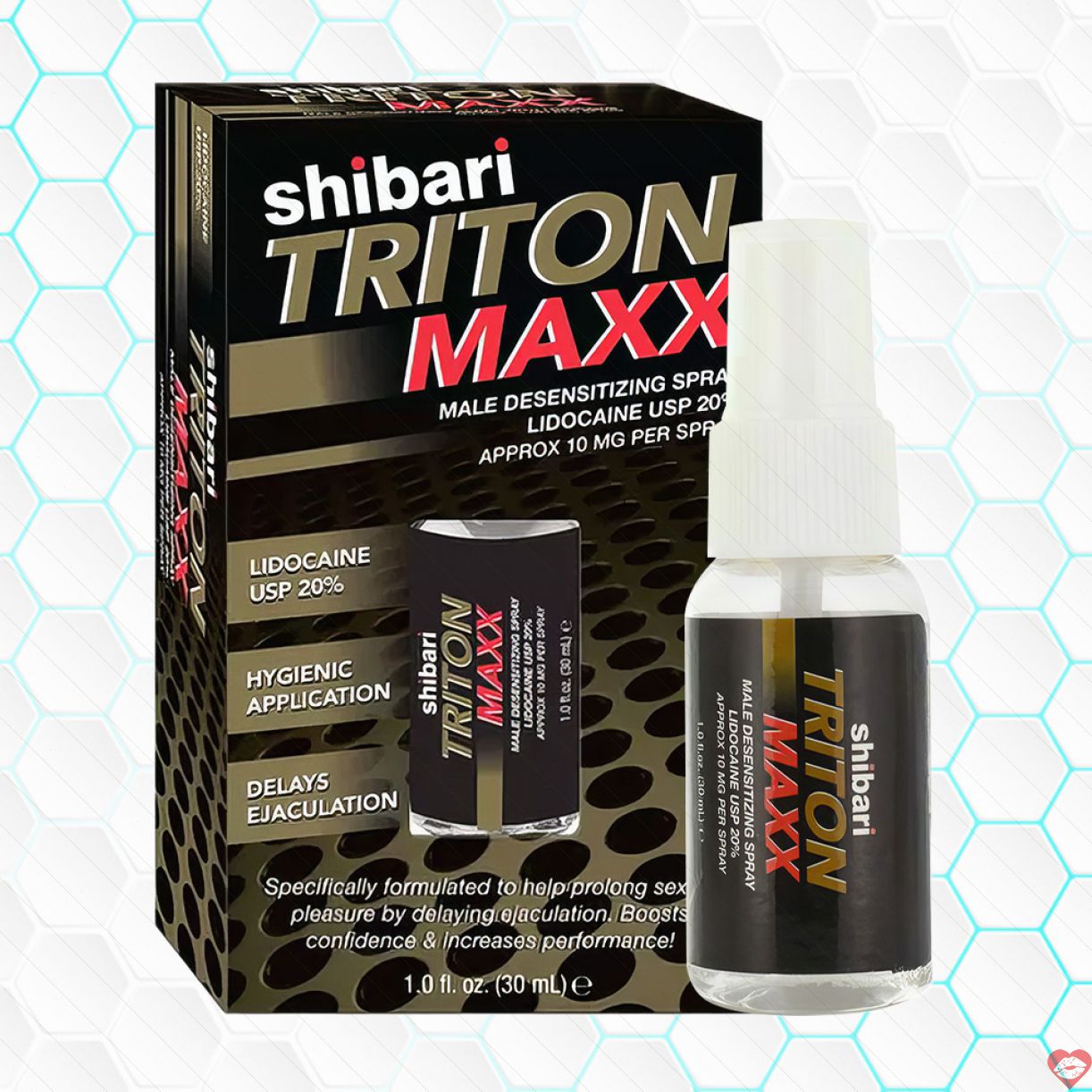 Chai xịt Shibari Triton Maxx 30ml kéo dài thời gian bền bỉ 