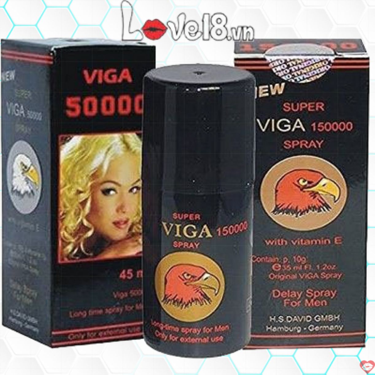 Super Viga 150000 chai xịt kéo dài thời gian, tăng khoái cảm 