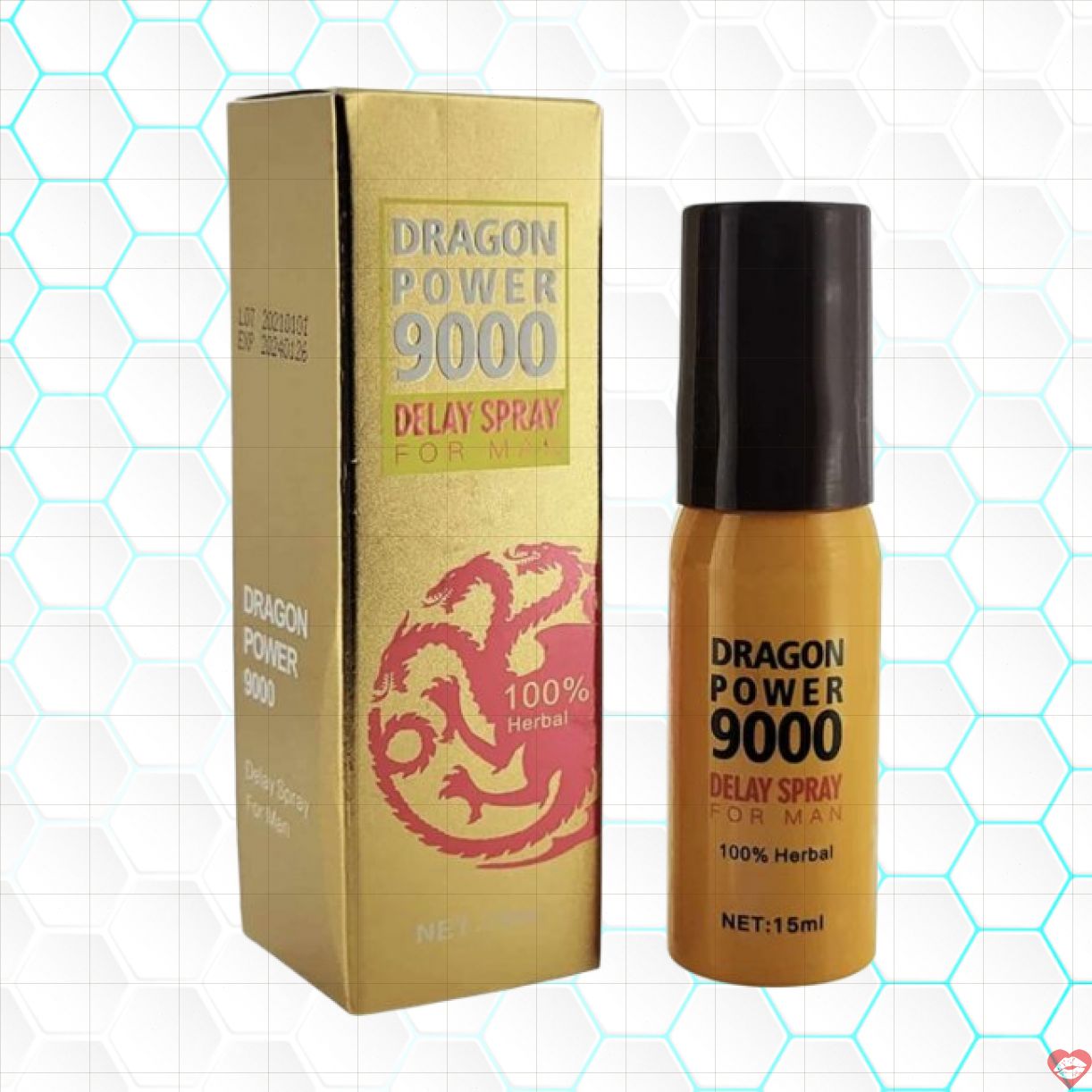 Dragon Power 9000 xịt kéo dài trị xuất tinh sớm, tăng hưng phấn 