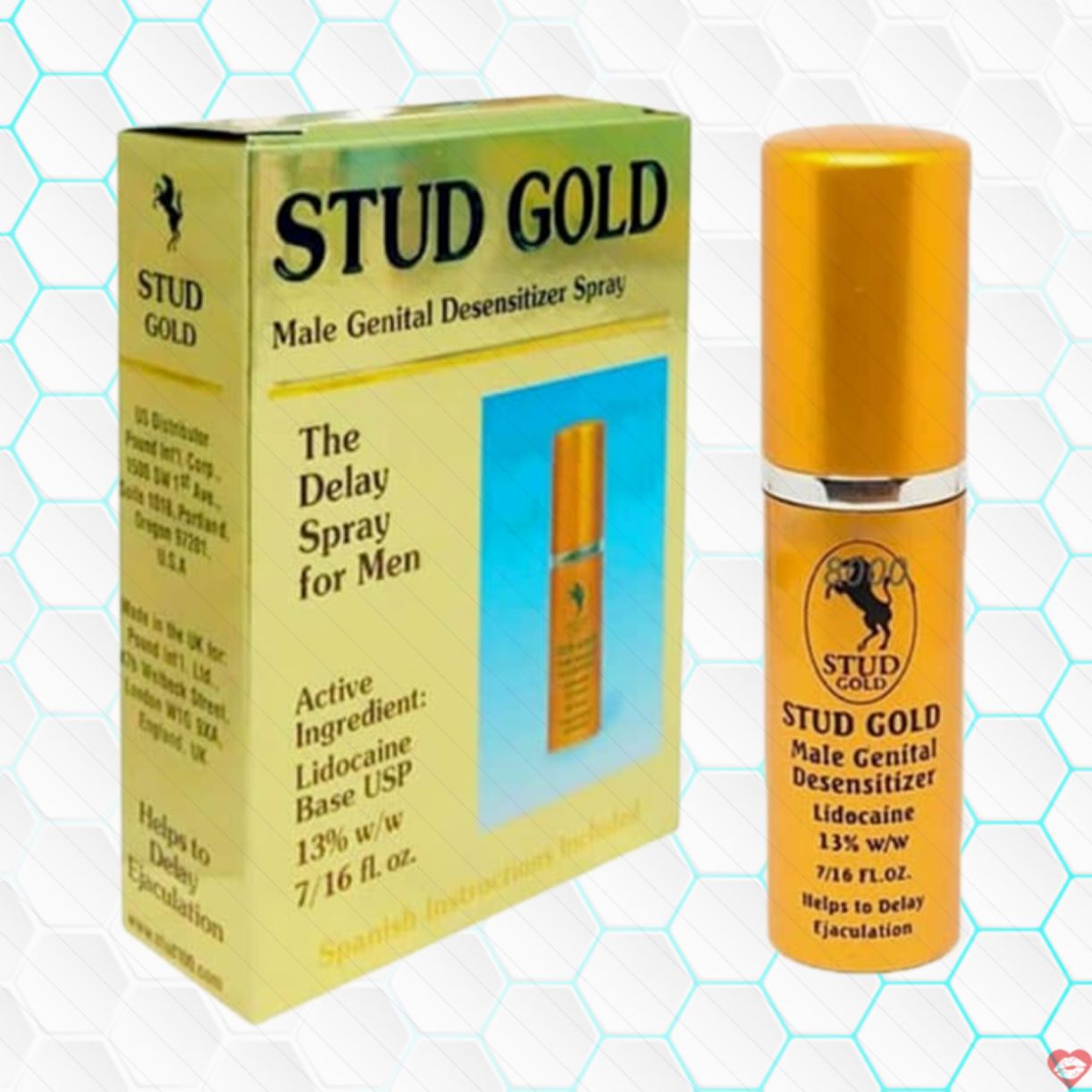 Chai xịt Stud Gold Mỹ 12ml giảm xuất tinh sớm hiệu quả nhanh