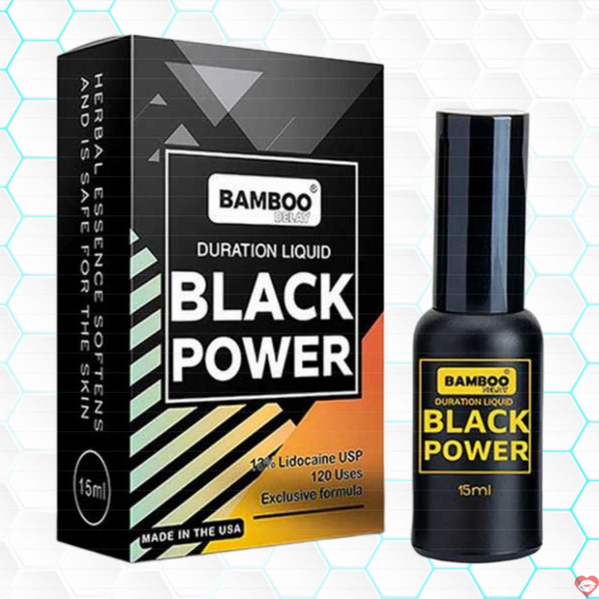 Xịt BAMBOO BLACK POWER USA 15ML chống xuất tinh sớm hiệu quả