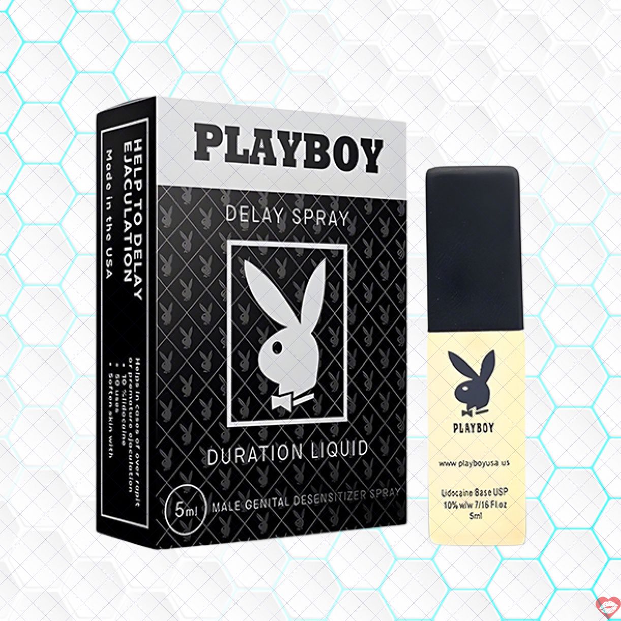 Chai xịt Playboy 5ml giúp kéo dài thời gian quan hệ an toàn 