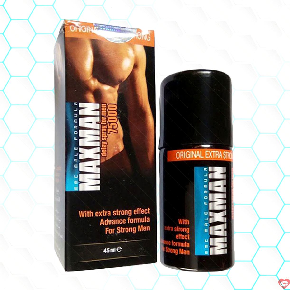 Maxman 75000 45ml - Chai chống xuất tinh sớm hiệu quả, kéo dài thời gian 