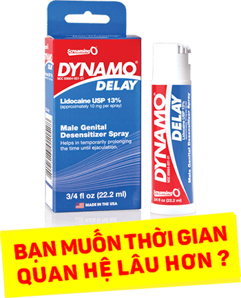 Chai xịt Dynamo delay kéo dài thời gian quan hệ nam