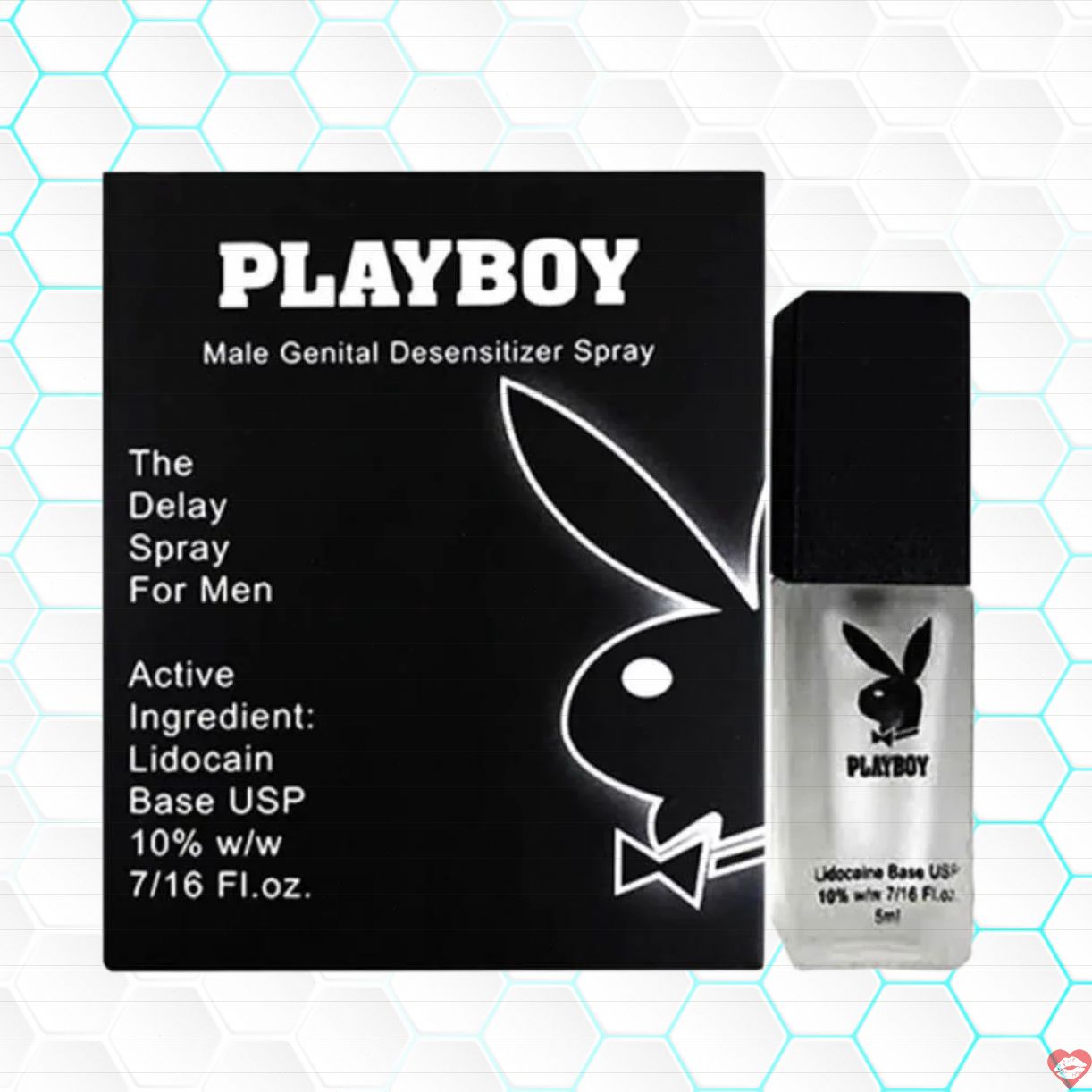 Chai Xịt Playboy UK Đen 5ml Kéo Dài Thời Gian Tăng Khoái Cảm 