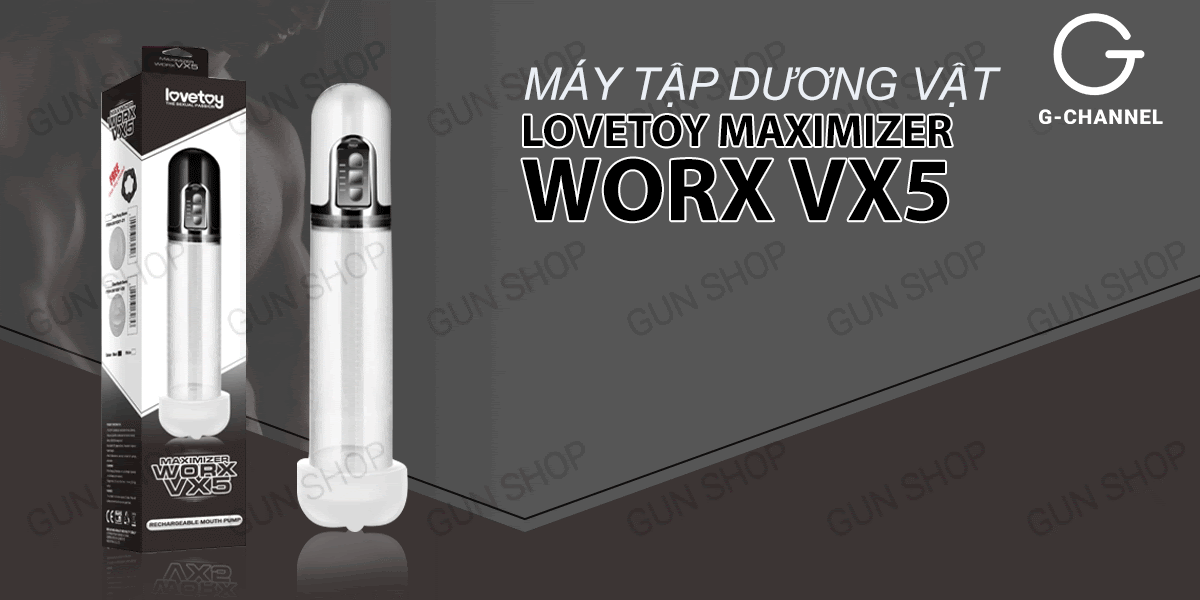  Thông tin Máy tập dương vật tự động cao cấp - Lovetoy Maximizer Worx VX5 giá rẻ