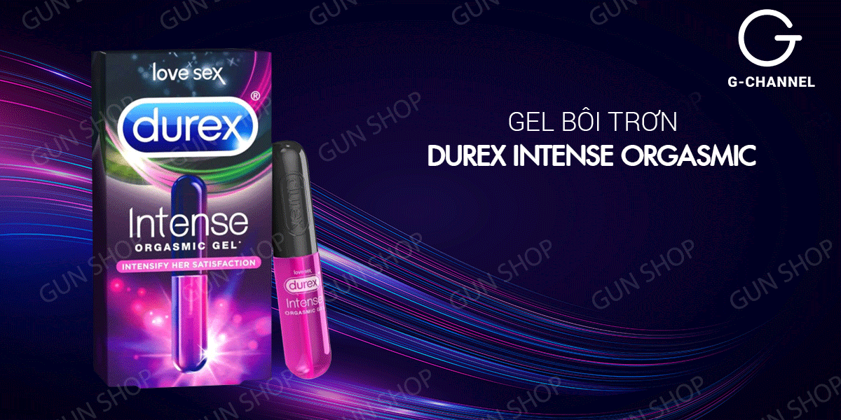  Kho sỉ Gel bôi trơn kích thích và tăng khoái cảm nữ - Durex Intense Orgasmic - Chai 10ml cao cấp