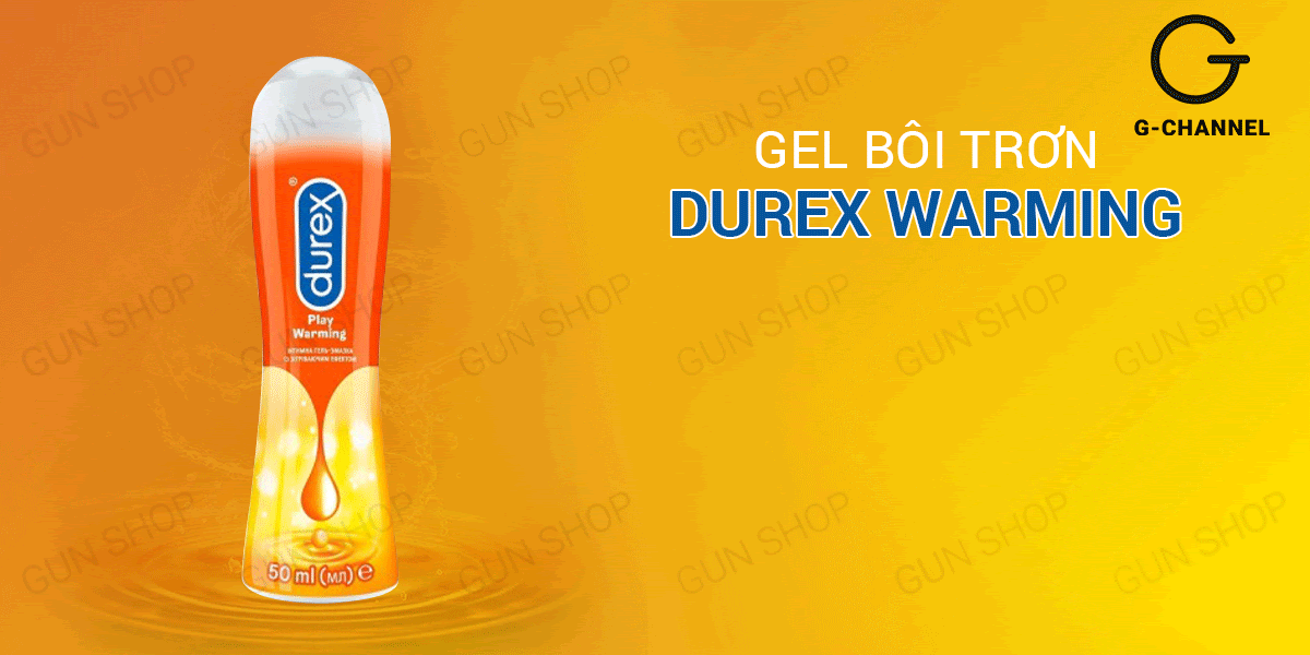  Nơi bán Gel bôi trơn nóng ấm - Durex Warming - Chai 100ml hàng mới về