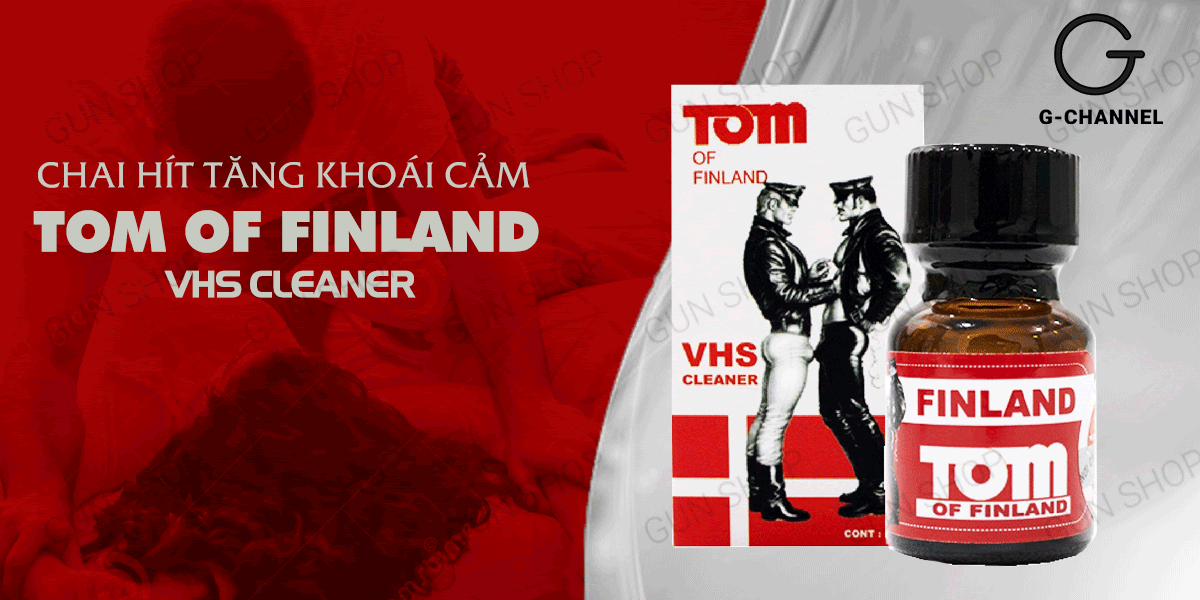  Nhập sỉ Chai hít tăng khoái cảm Popper Tom Of Finland VHS Cleaner - Chai 10ml hàng mới về