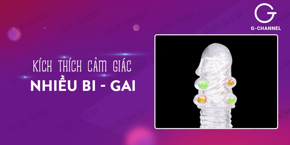  Mua Bao cao su đôn dên tăng kích thước Bi - Gai hàng mới về