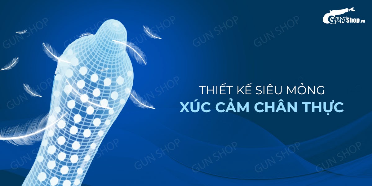  Cửa hàng bán Bao cao su Muaisi Xanh Dương - Nhiều gel gai li ti - Hộp 10 cái mới nhất