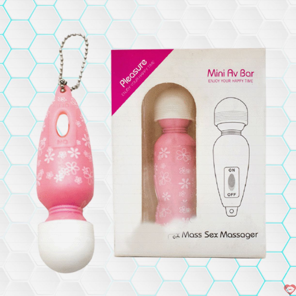 Móc khóa rung massage Mini Av Bar thư giãn tiện lợi quà tặng hot 