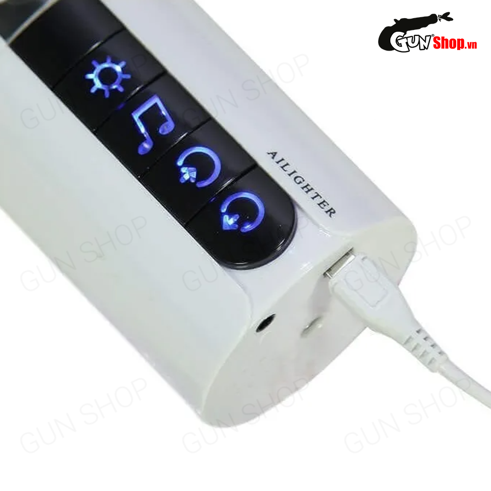 Âm đạo giả rung thụt đa chức năng sạc điện Ailighter Airjet