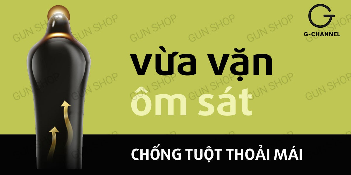  Phân phối Bao cao su Kimono Vàng - Siêu mỏng 0.02mm - Hộp 12 cái giá tốt