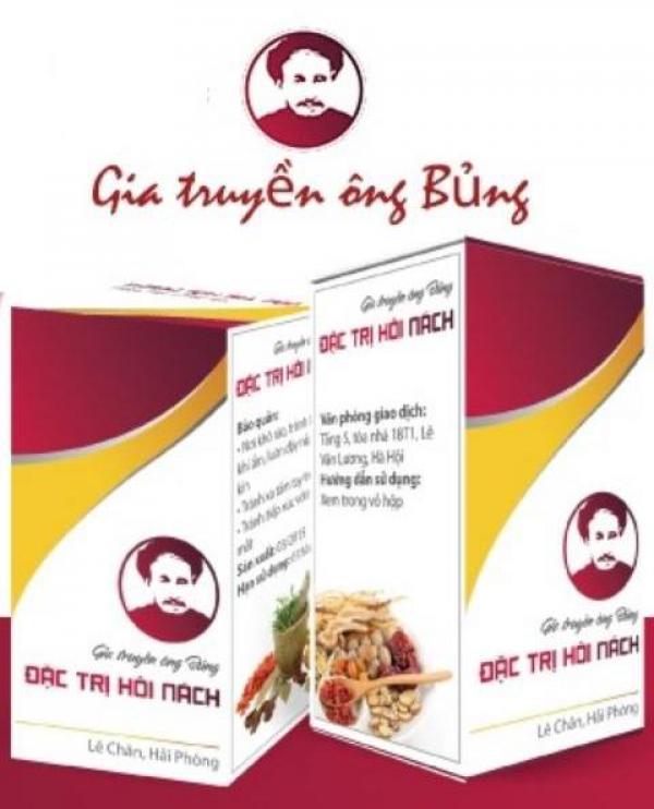 Thuốc trị hôi nách gia truyền Ông Bủng chữa trị tại nhà khỏi vĩnh viễn review