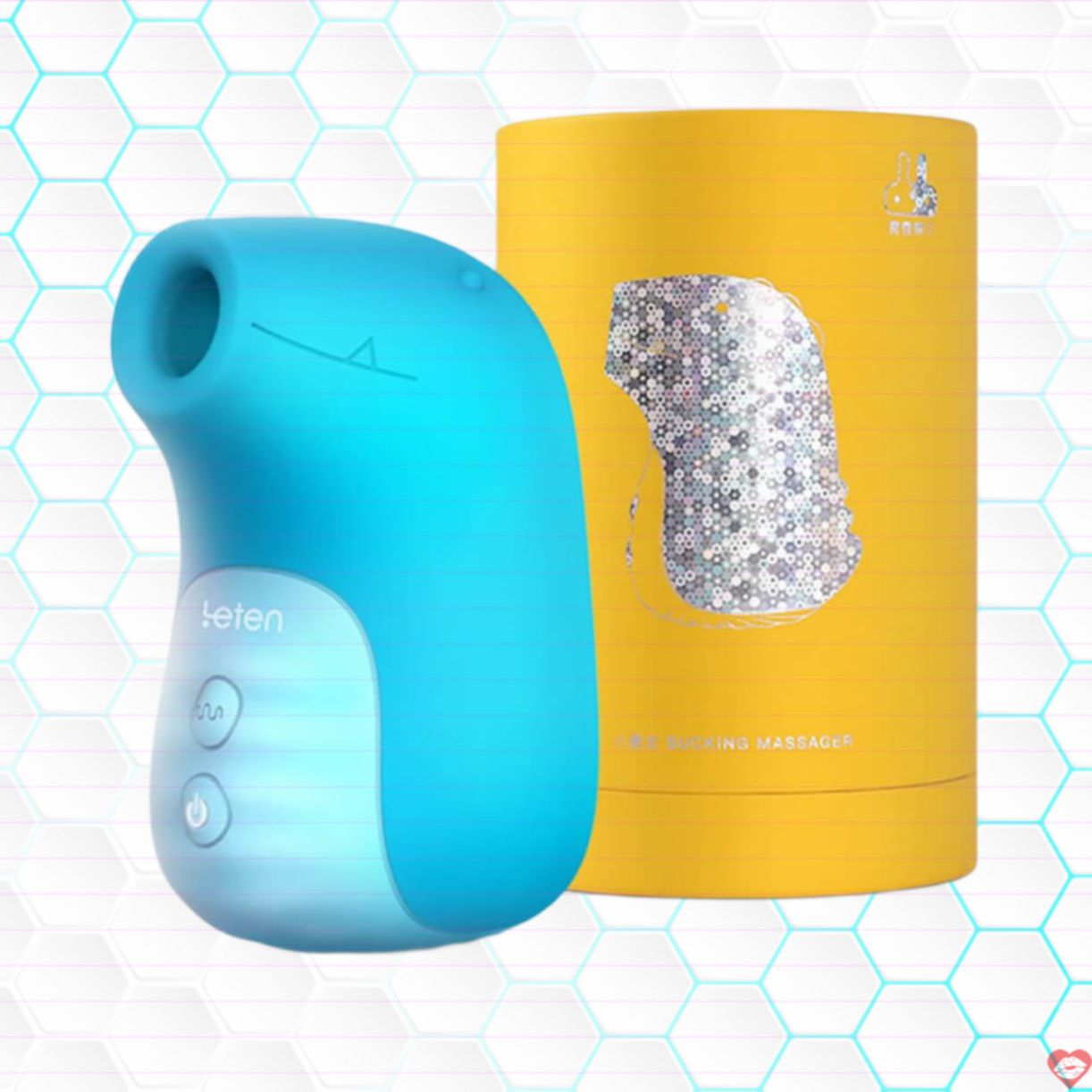 Leten Sucking Massager rung bú hút nóng hưng phấn điểm G nữ 