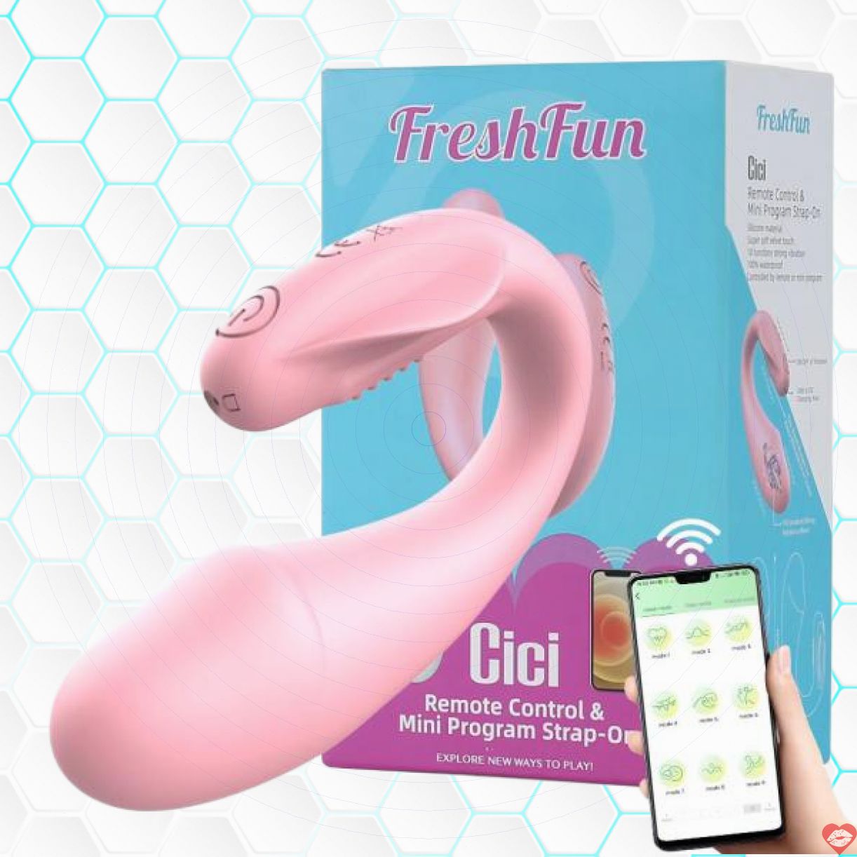 Trứng rung 2 đầu Bluetooth điều khiển từ xa Kích thích điểm G Phụ nữ 