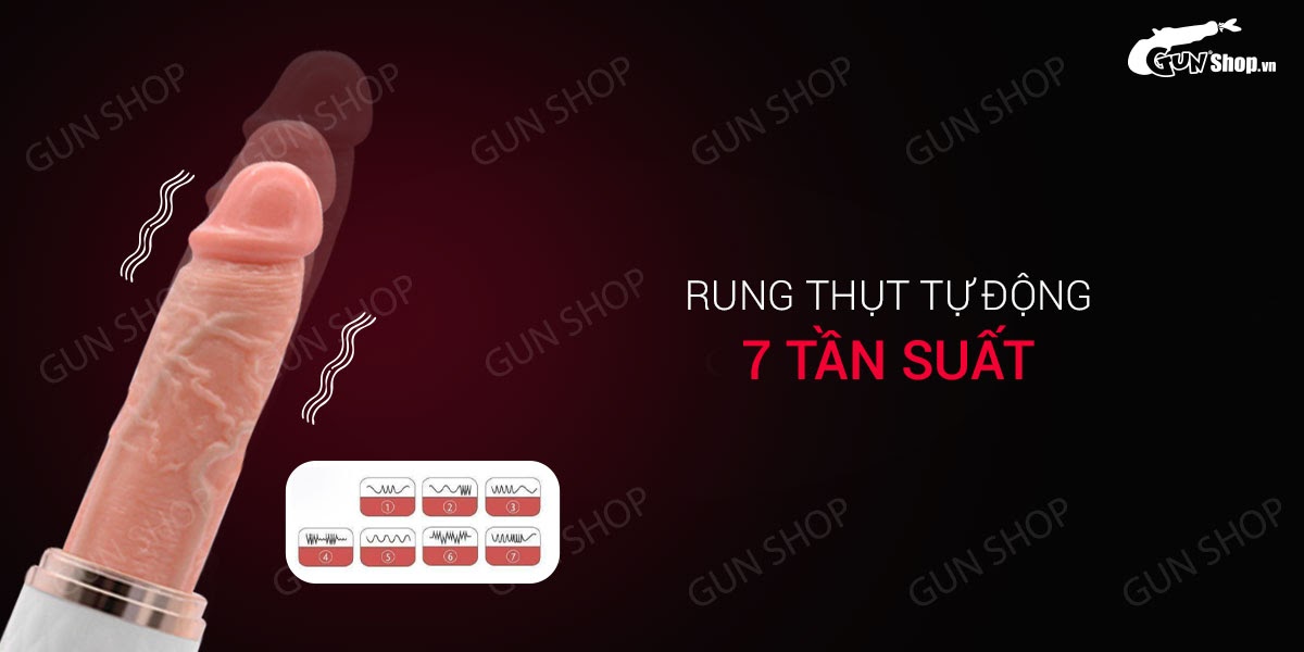  Nhập sỉ Dương vật giả dính tường rung thụt tự động sạc điện - Uegea loại tốt