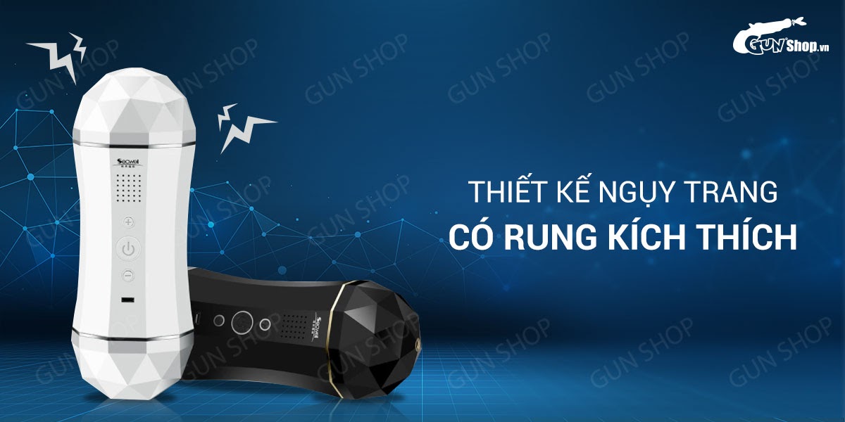  Nhập sỉ Âm đạo giả 2 đầu ôm khít có rung - Secwell giá rẻ