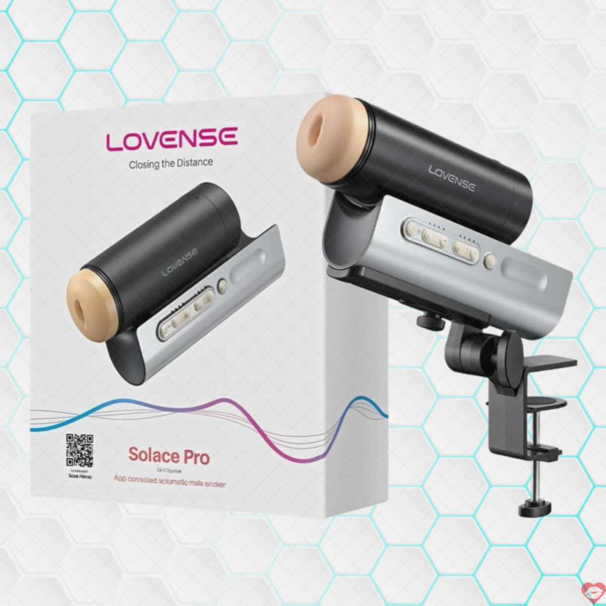 Lovense Solace Pro AI máy thủ dâm cao cấp âm đạo giả kết nối app tiện lợi 